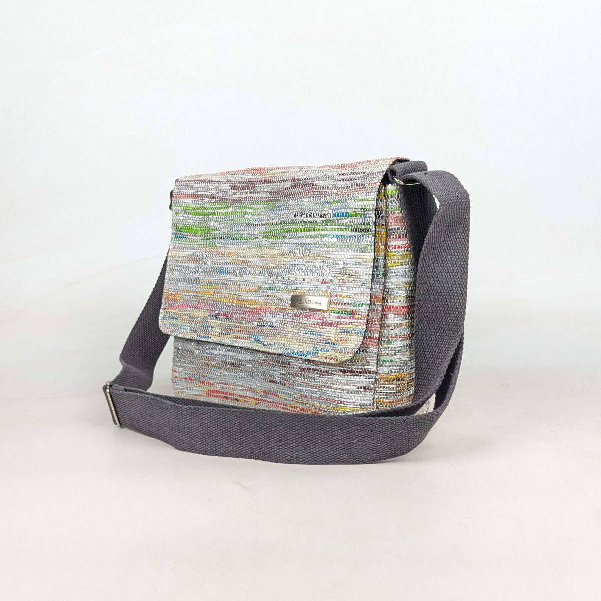 Upcycled Handcrafted Messenger Bag (MB0626-002) PS_W