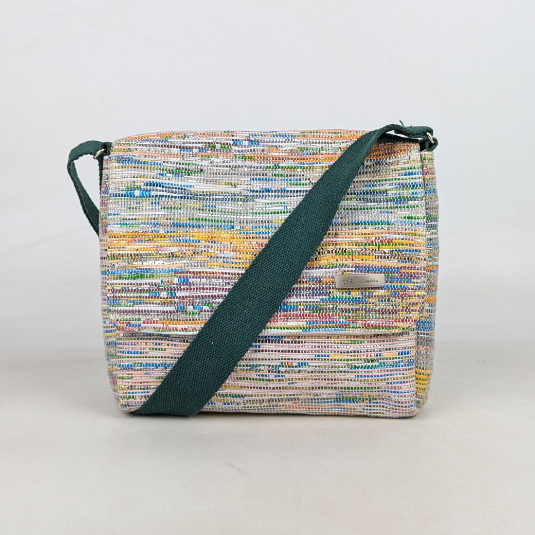 Upcycled Handcrafted Messenger Bag (MB0626-004) PS_W