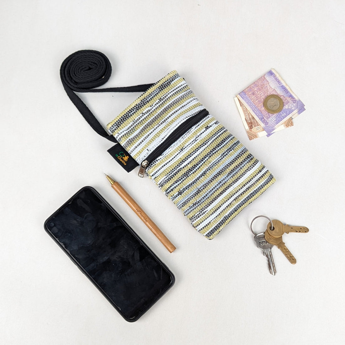 Upcycled Handcrafted Mobile Sling (MSL0626-024) PS_W 