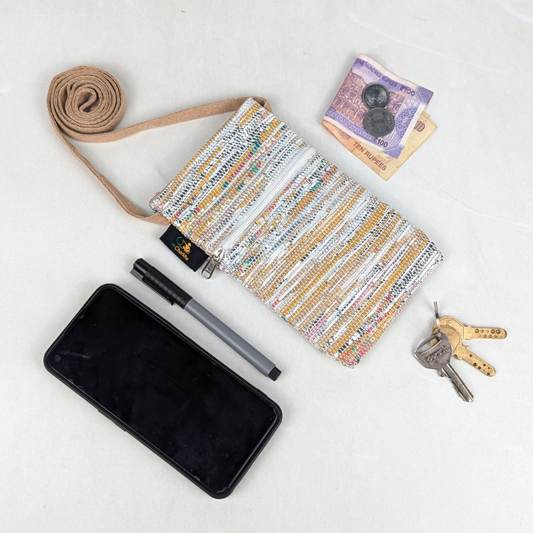 Upcycled Handcrafted Mobile Sling (MSL0726-004) 