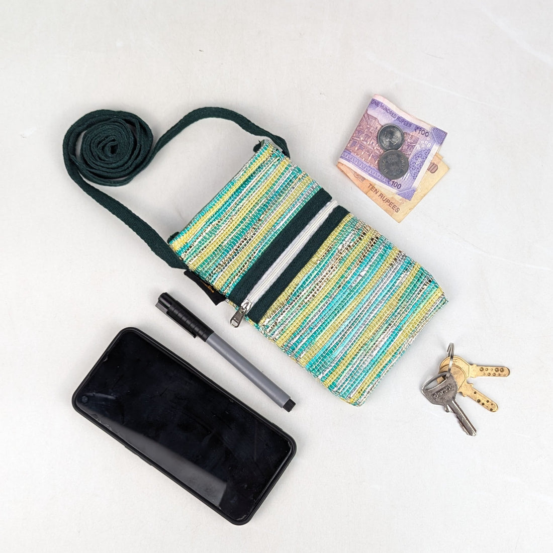 Upcycled Handcrafted Mobile Sling (MSL0726-006) 
