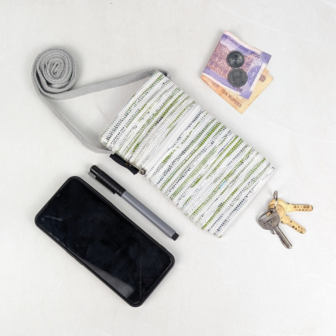 Upcycled Handcrafted Mobile Sling (MSL0726-007) 