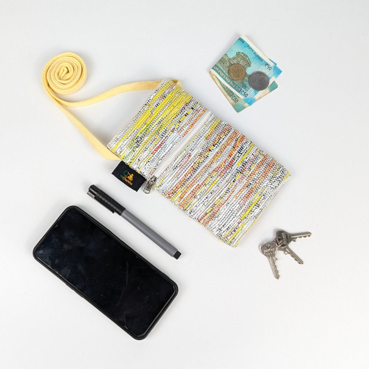 Upcycled Handcrafted Mobile Sling (MSL0826-004)