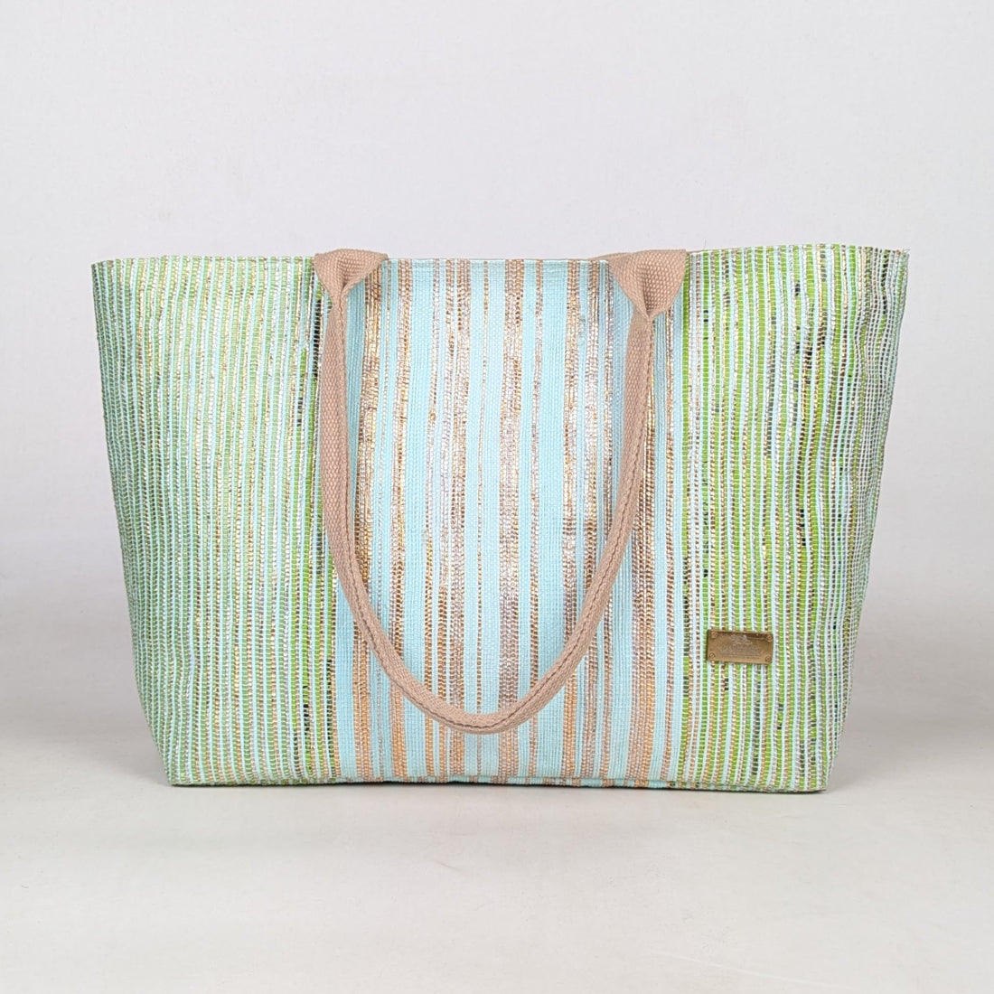 Upcycled Handcrafted Office Tote (OT0326-008) PS_W
