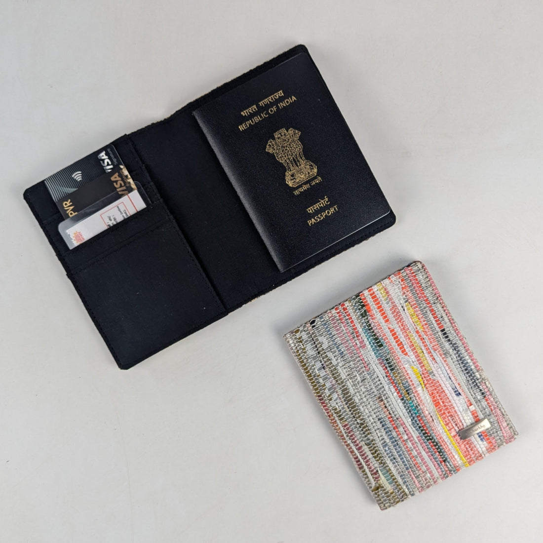 Upcycled Handcrafted Passport Cover (PC0425-013) PS_W