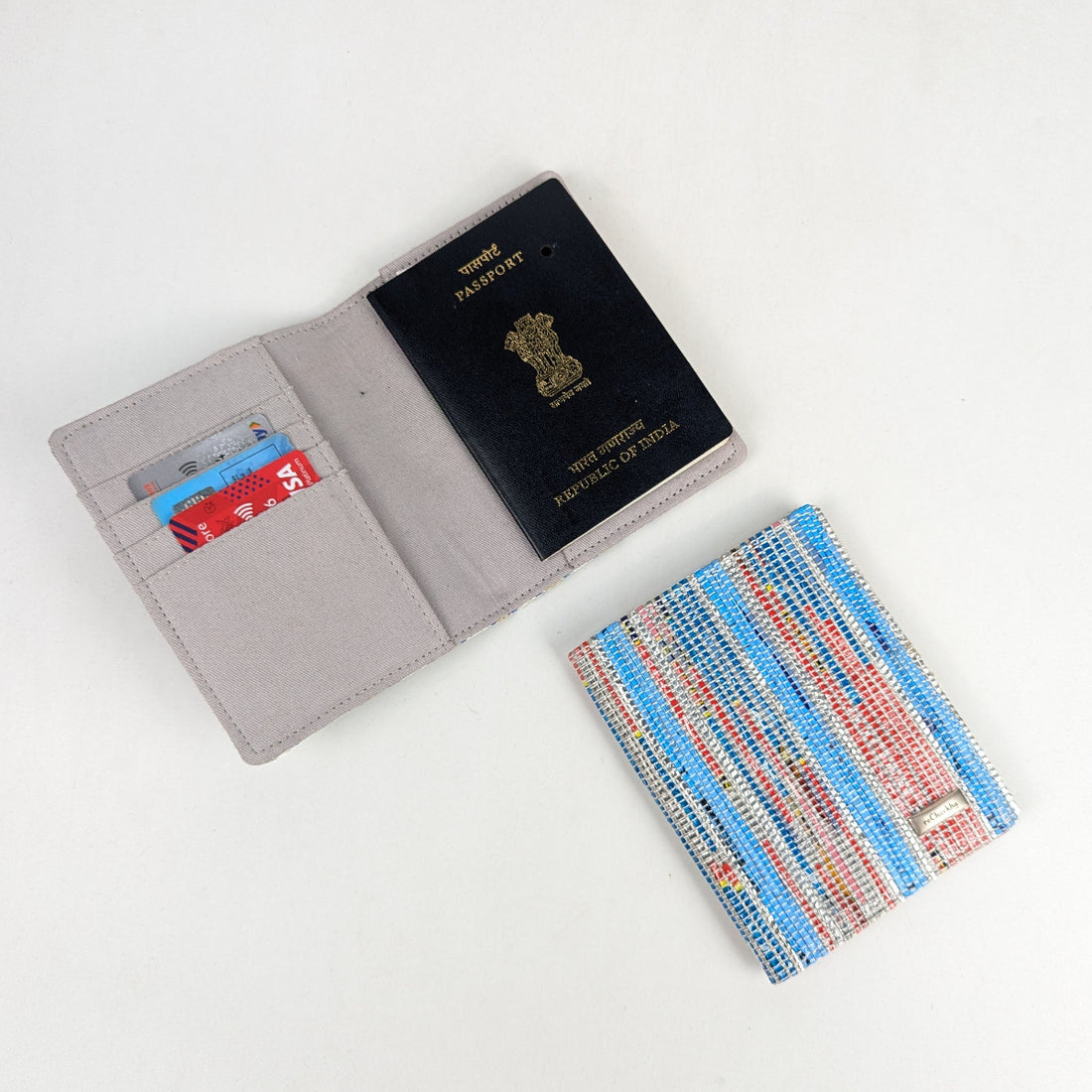 Upcycled Handcrafted Passport Cover (PC0126-003) PS_W