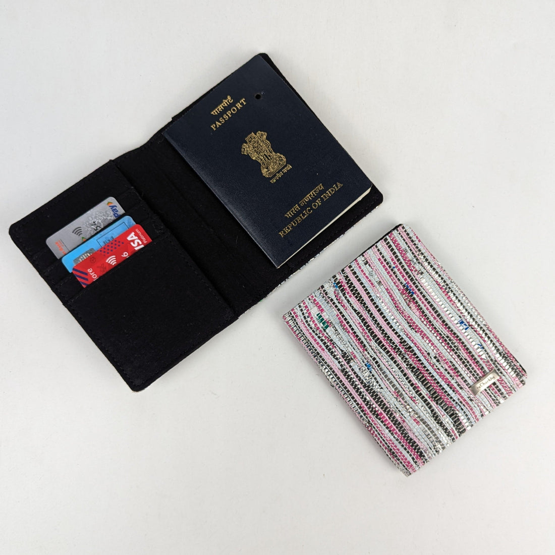 Upcycled Handcrafted Passport Cover (PC0126-008) PS_W