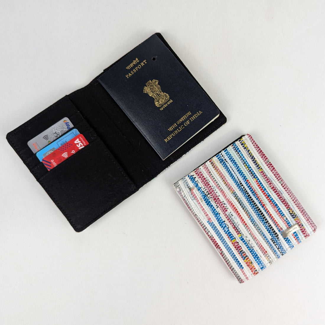 Upcycled Handcrafted Passport Cover (PC0126-013) PS_W