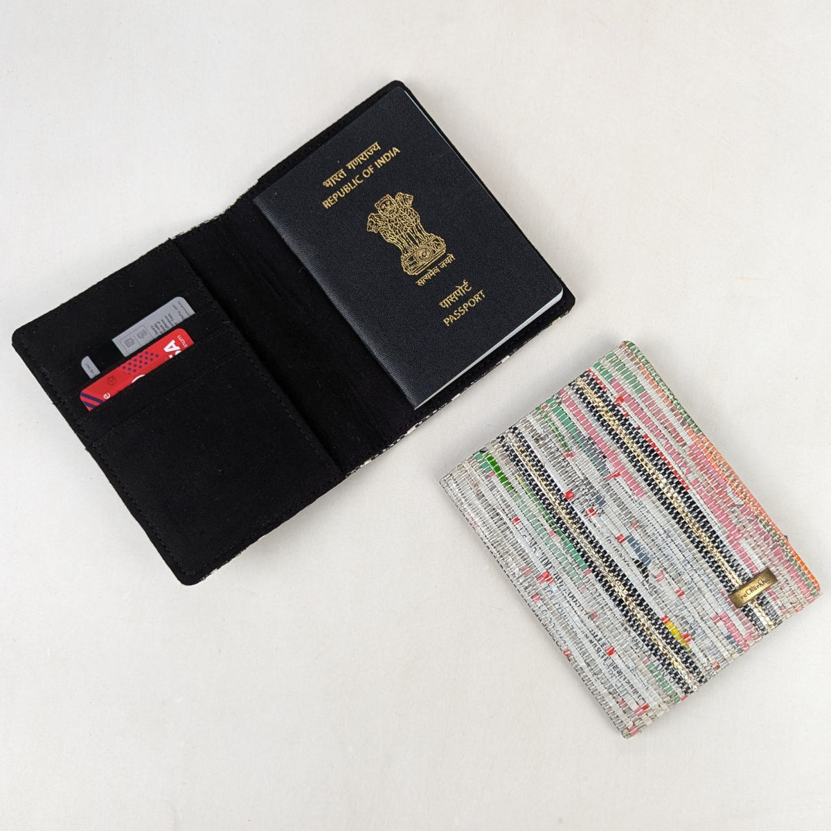 Upcycled Handcrafted Passport Cover (PC0526-005) PS_W