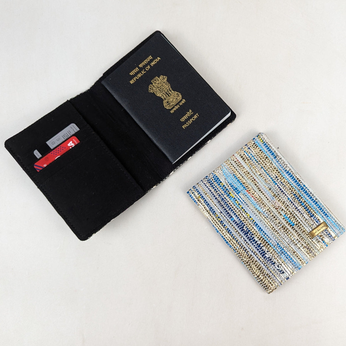 Upcycled Handcrafted Passport Cover (PC0526-010) PS_W