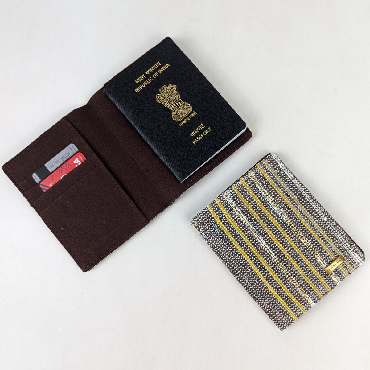 Upcycled Handcrafted Passport Cover (PC0526-014) PS_W