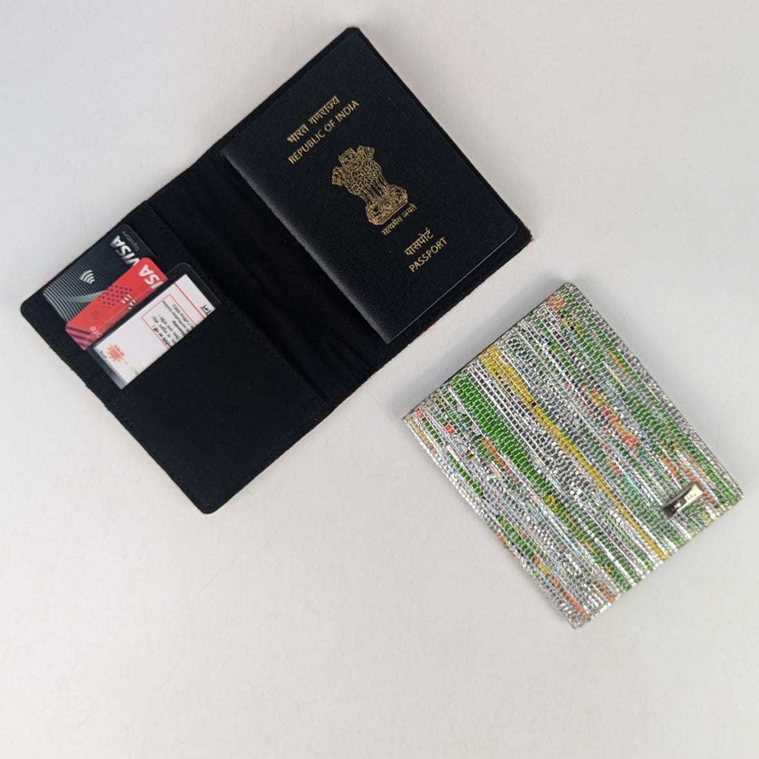 Upcycled Handcrafted Passport Cover (PC0725-004) PS_W
