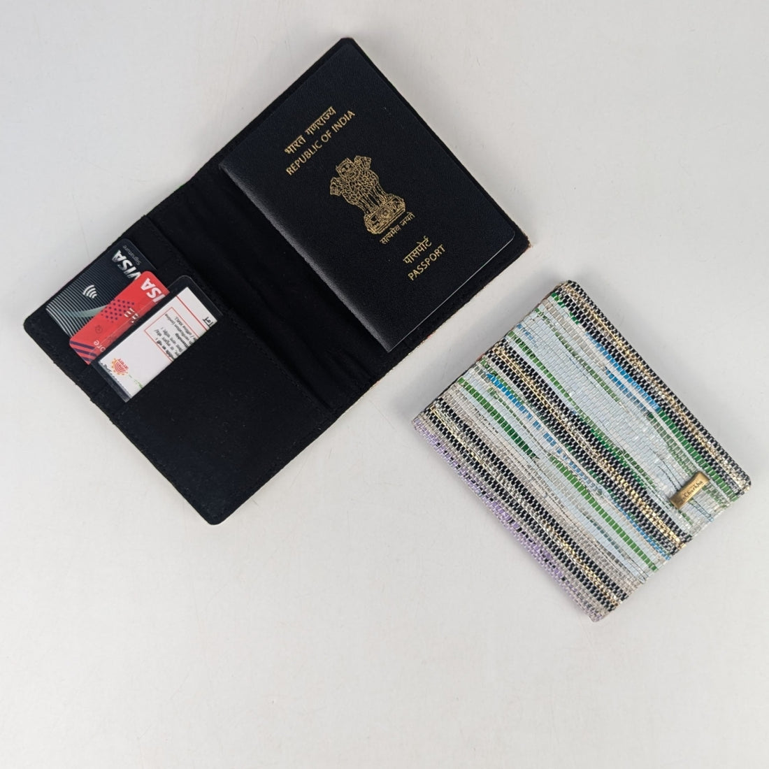 Upcycled Handcrafted Passport Cover (PC0725-007) PS_W