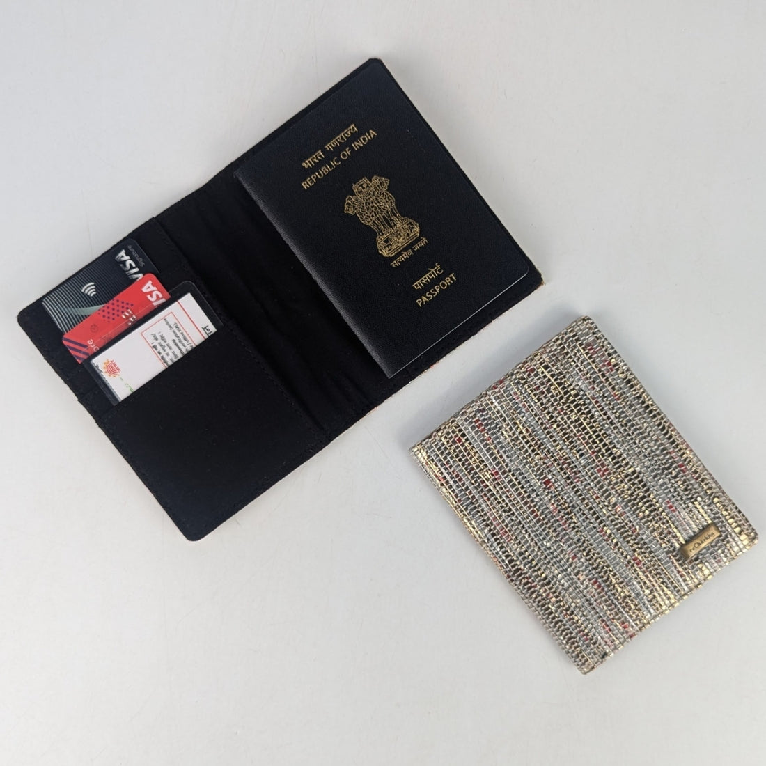 Upcycled Handcrafted Passport Cover (PC0725-009) PS_W