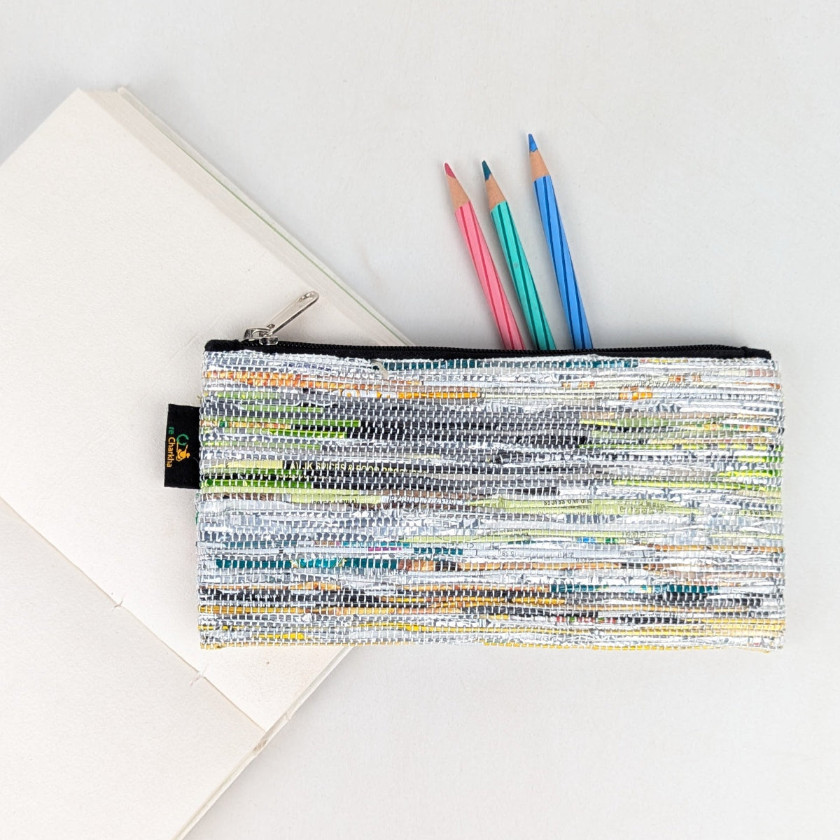 Upcycled Handcrafted Pencil Pouch (PP0526-016) PS_W