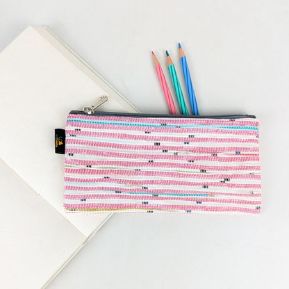 Upcycled Handcrafted Pencil Pouch (PP0526-019) PS_W