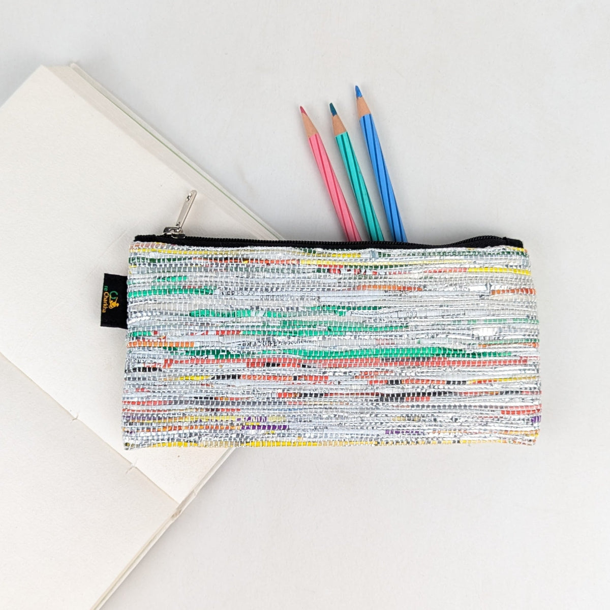 Upcycled Handcrafted Pencil Pouch (PP0526-020) PS_W