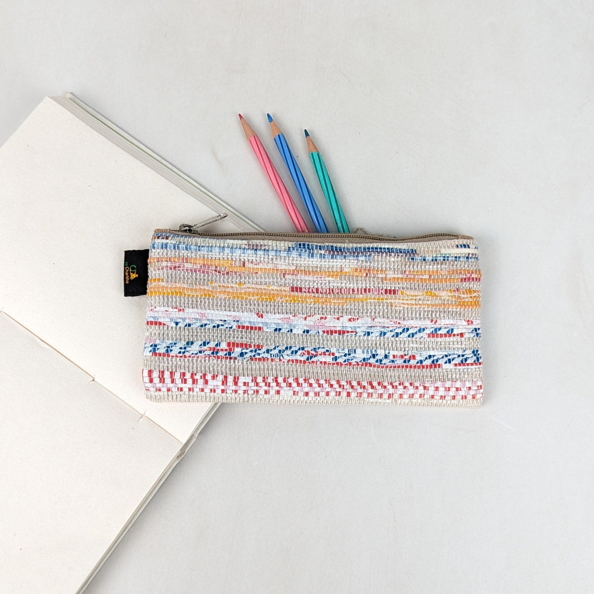 Upcycled Handcrafted Pencil Pouch (PP0626-019)