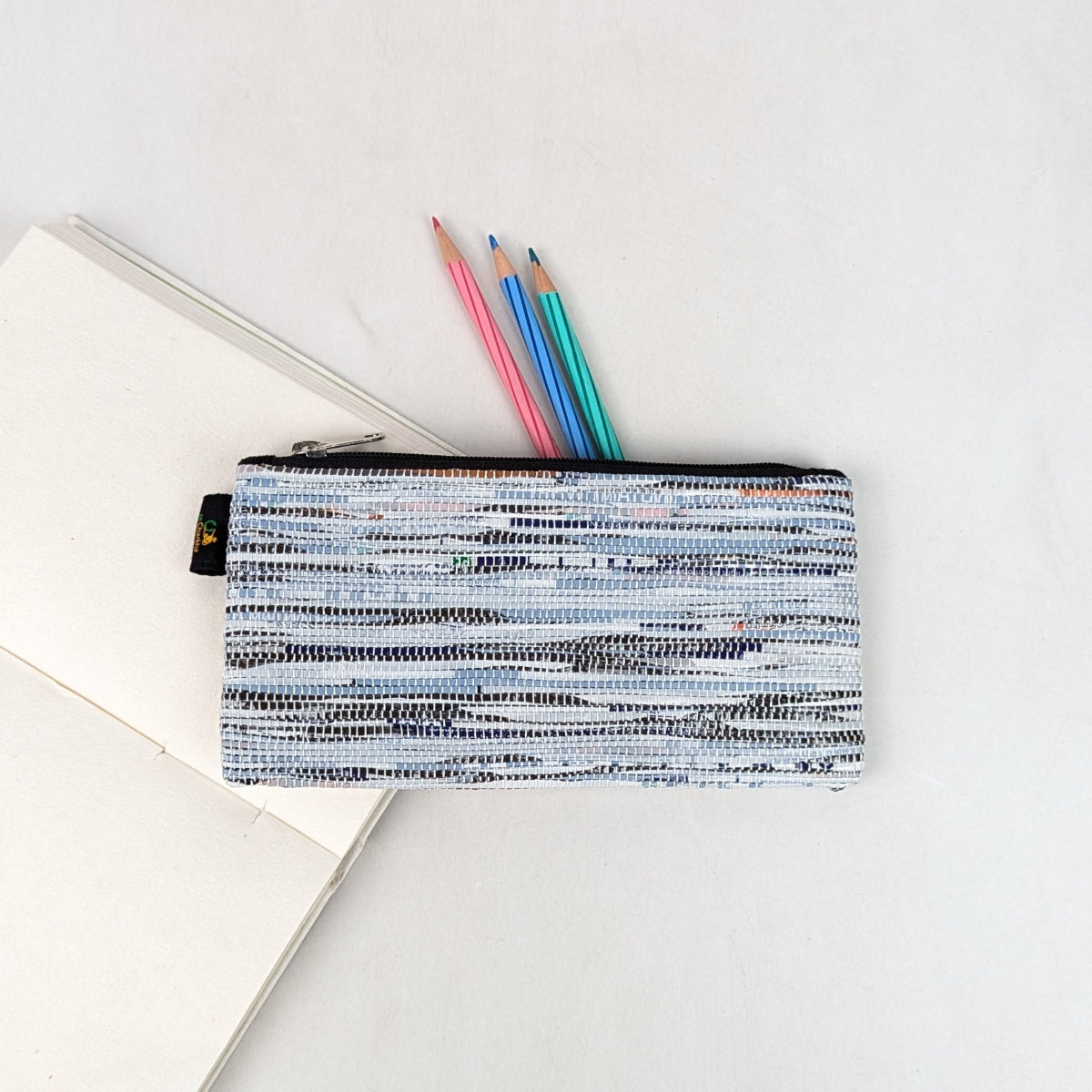 Upcycled Handcrafted Pencil Pouch (PP0626-025)