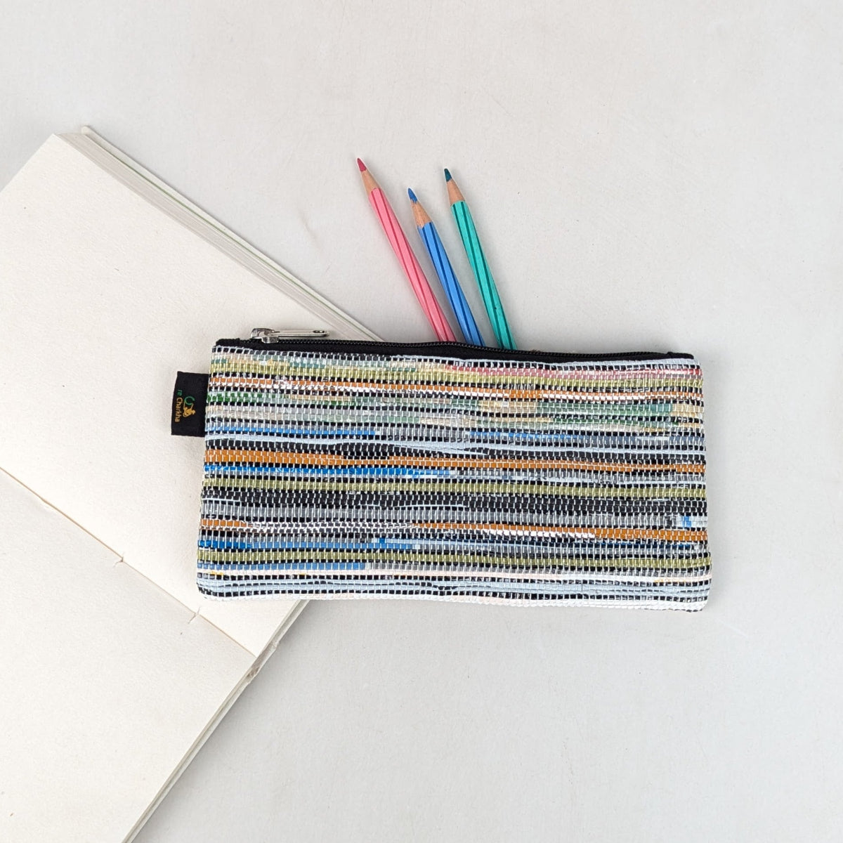 Upcycled Handcrafted Pencil Pouch (PP0626-028)