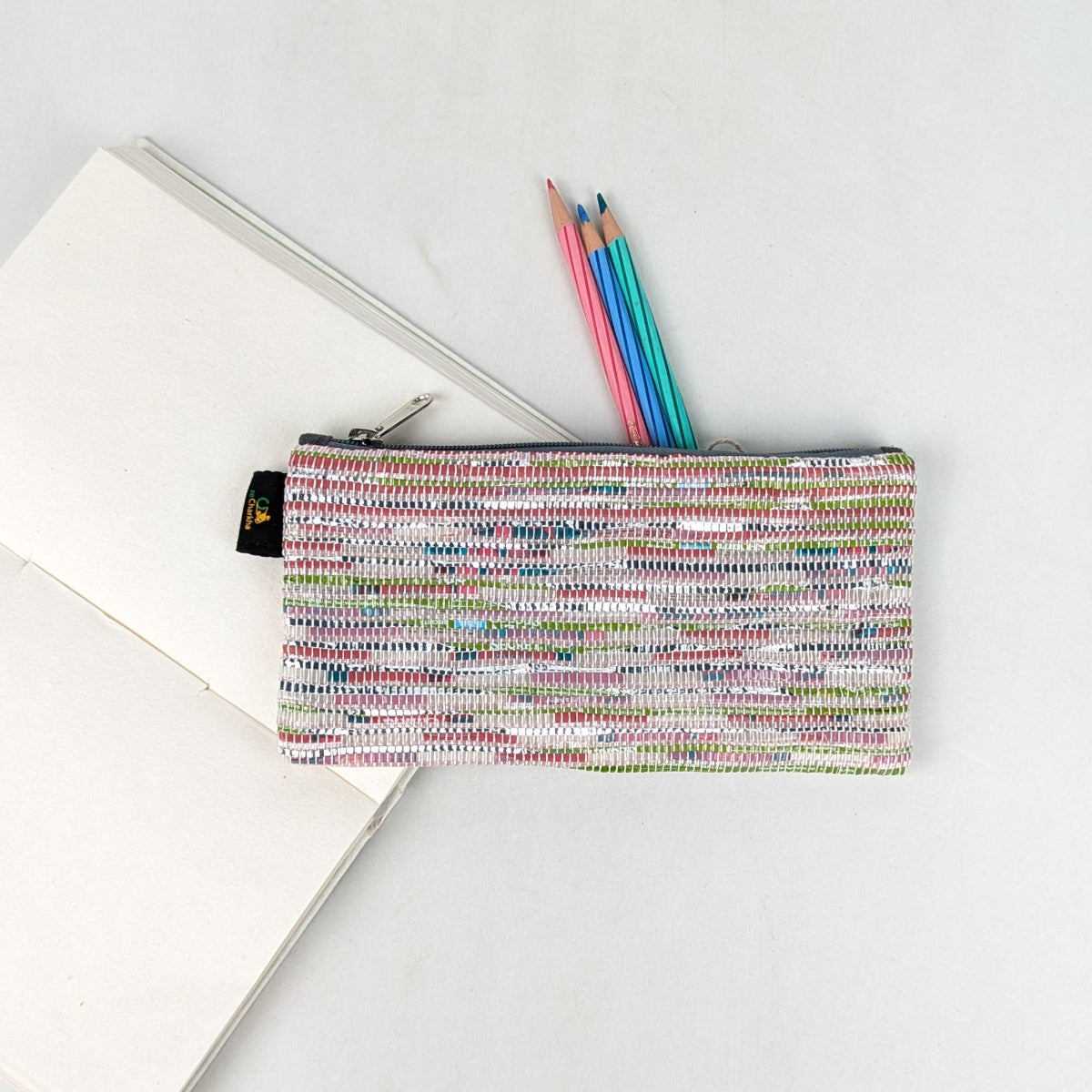 Upcycled Handcrafted Pencil Pouch (PP0626-029)