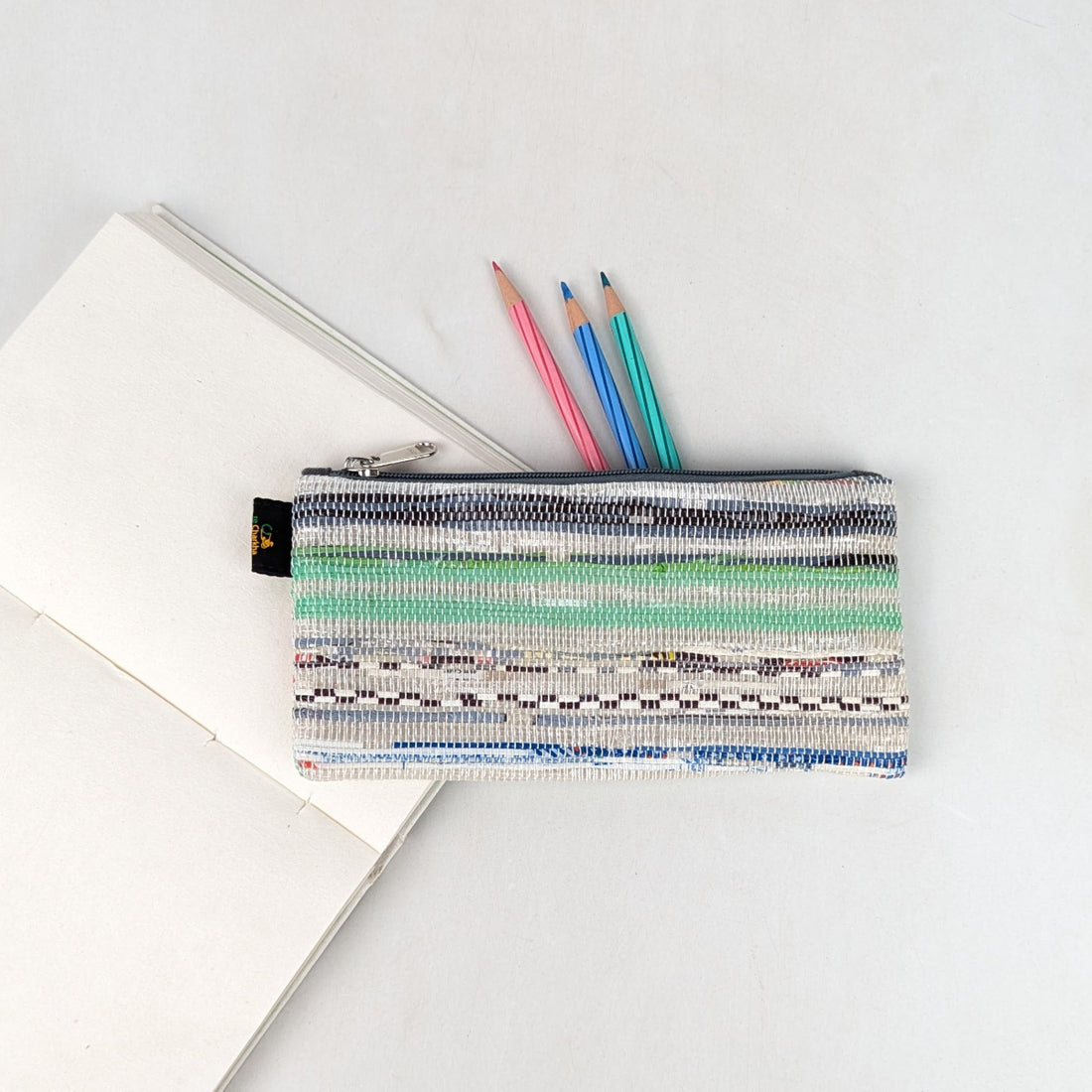 Upcycled Handcrafted Pencil Pouch (PP0626-030)