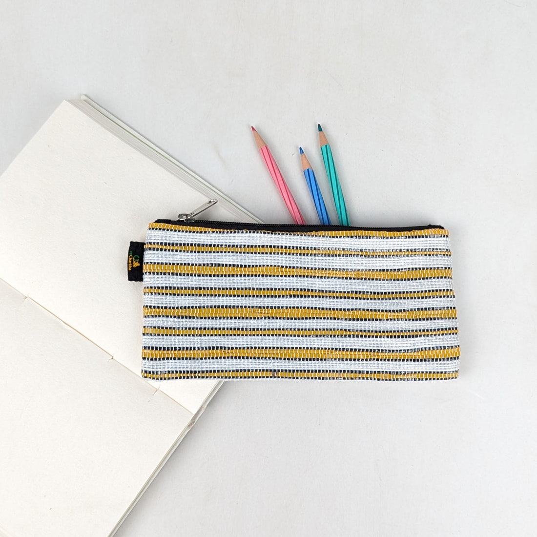 Upcycled Handcrafted Pencil Pouch (PP0626-032) 
