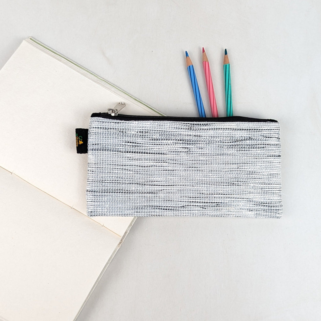 Upcycled Handcrafted Pencil Pouch (PP0726-006) 