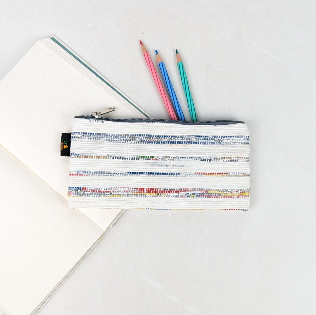 Upcycled Handcrafted Pencil Pouch (PP0726-015)