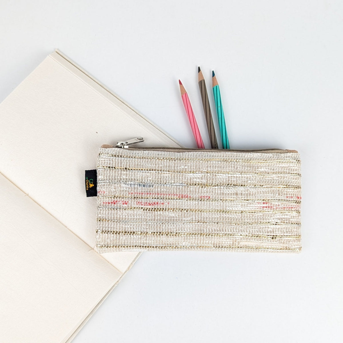Upcycled Handcrafted Pencil Pouch (PP0926-002)
