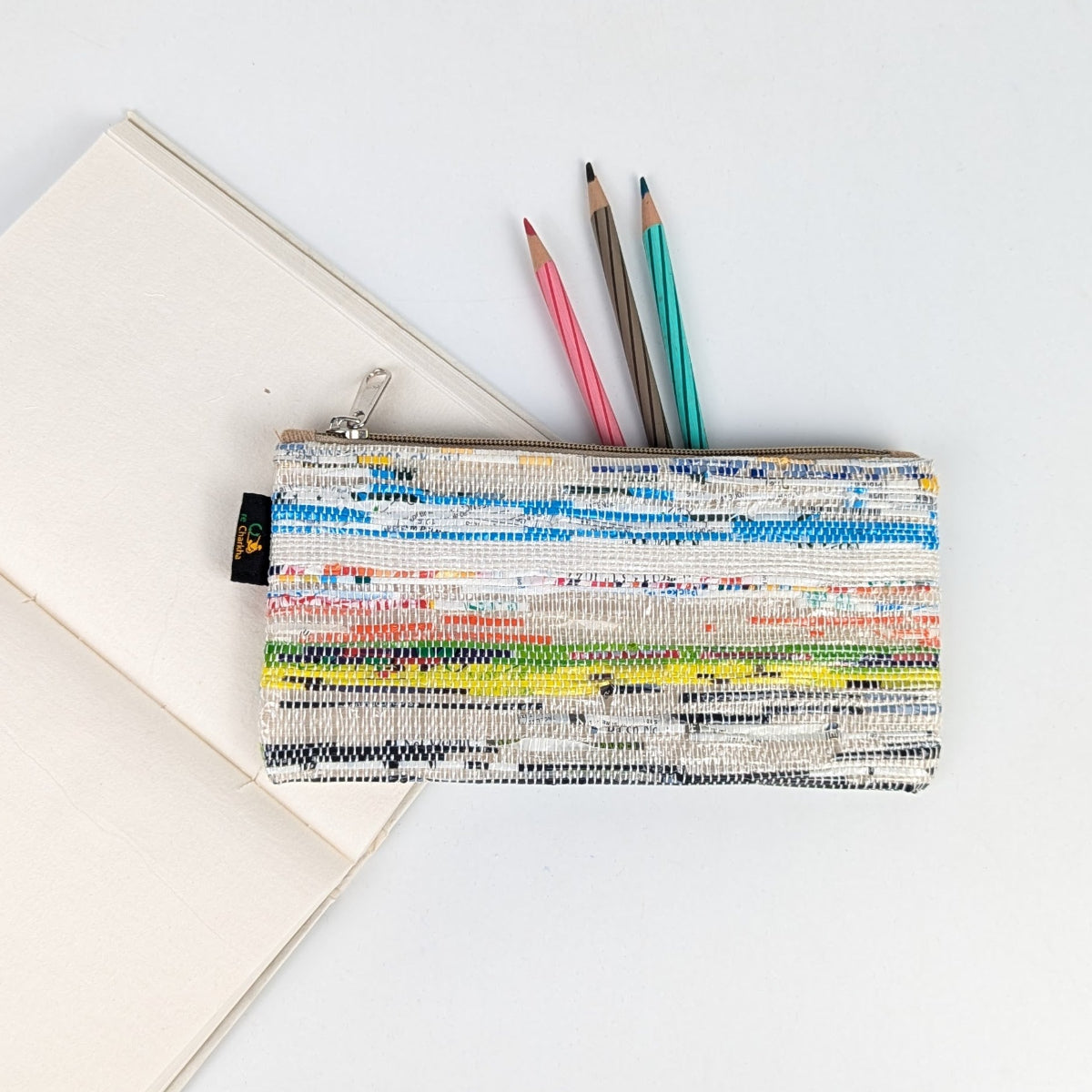 Upcycled Handcrafted Pencil Pouch (PP0926-005)