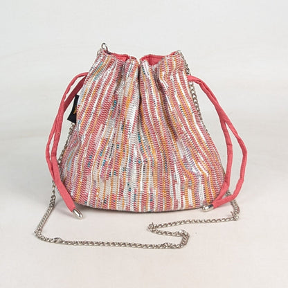 Upcycled Handcrafted Potli Sling (PS0526-002) PS_W