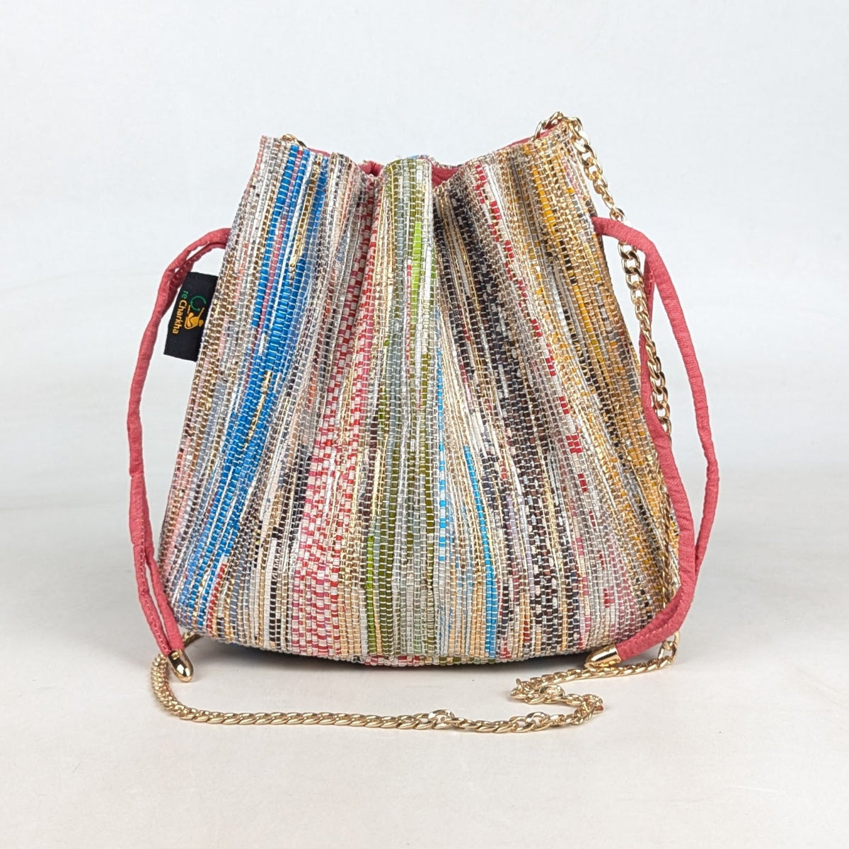 Upcycled Handcrafted Potli Sling (PS0626-003) 