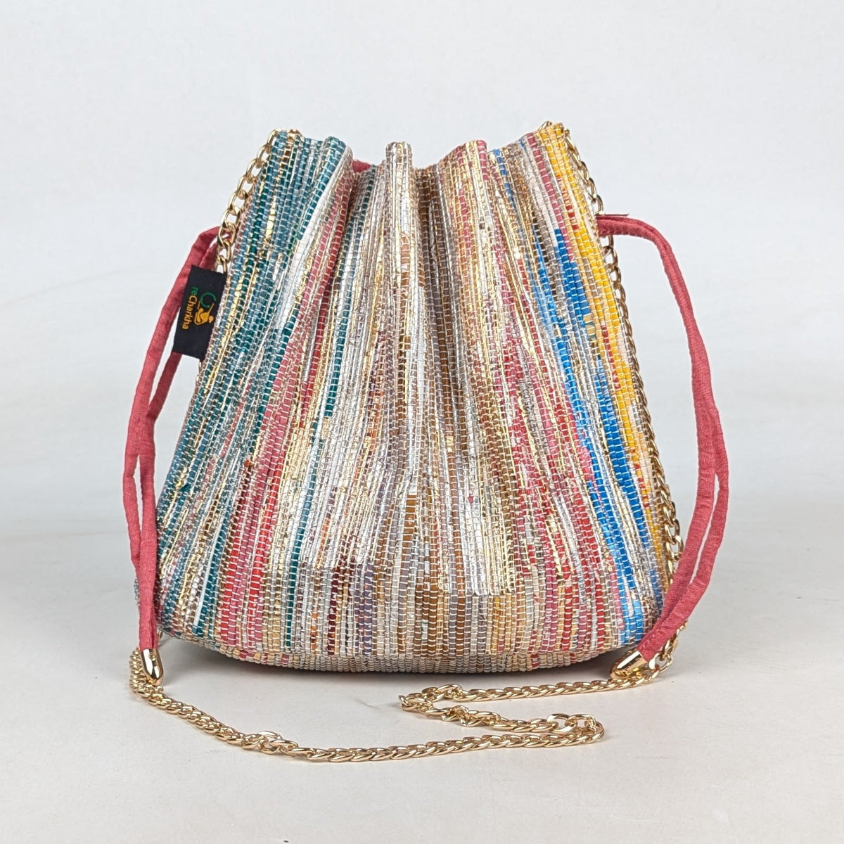 Upcycled Handcrafted Potli Sling (PS0626-007) 