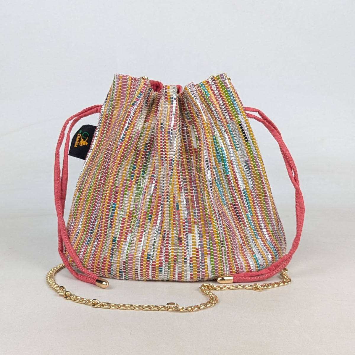 Upcycled Handcrafted Potli Sling (PS0626-008) 