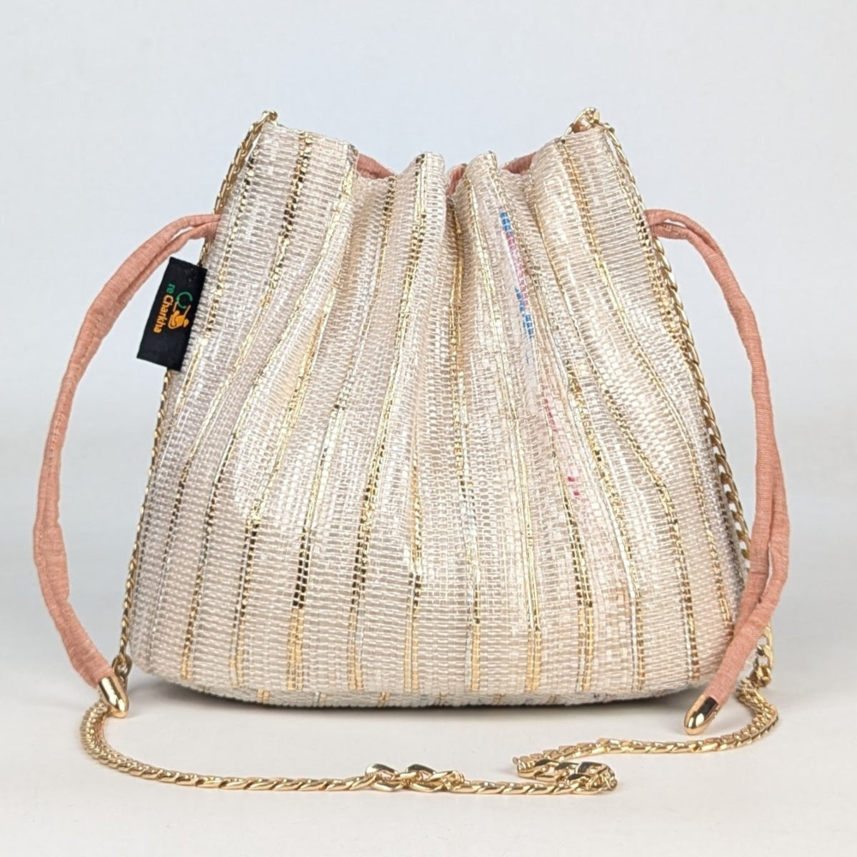 Upcycled Handcrafted Potli Sling (PS1225-001) PS_W