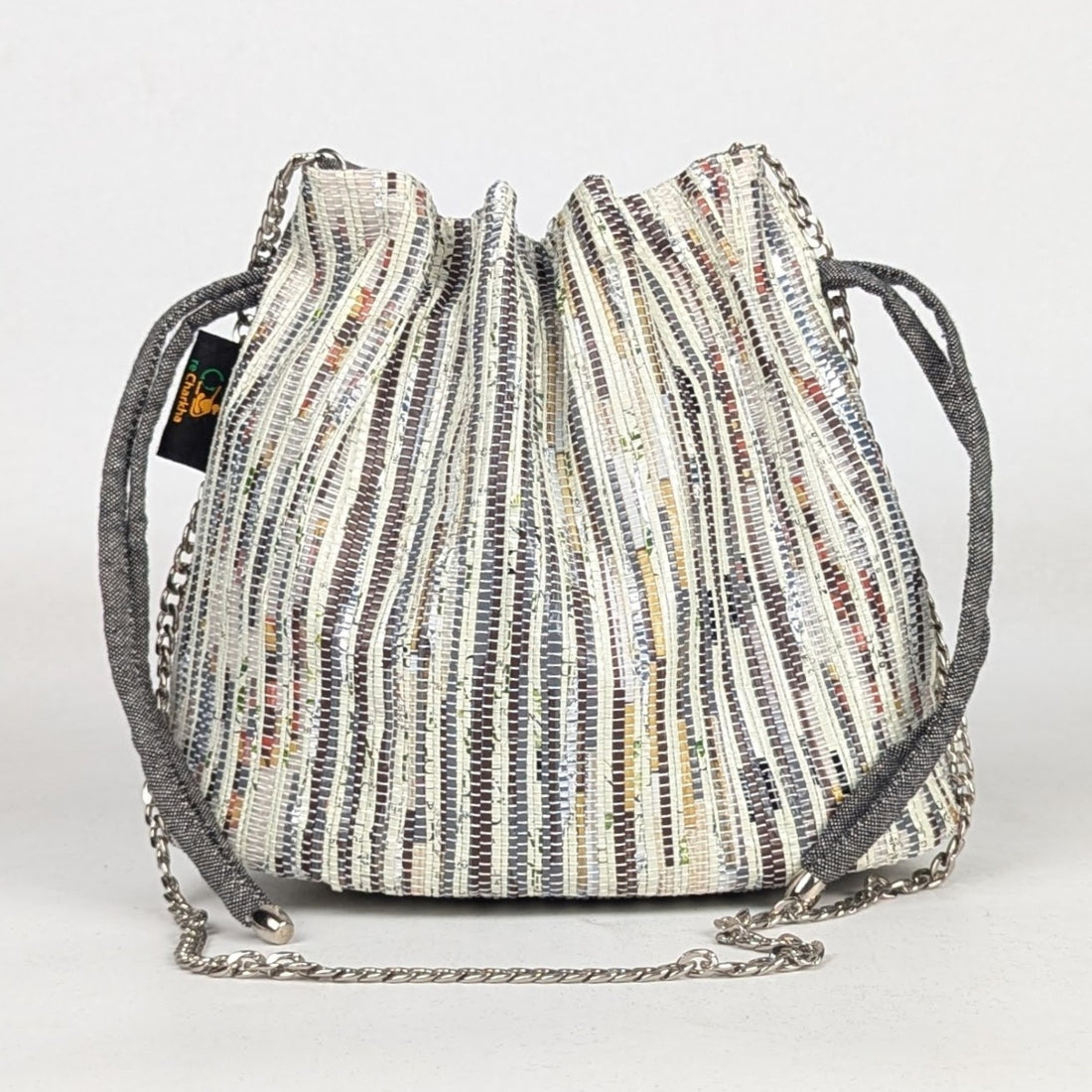 Upcycled Handcrafted Potli Sling (PS1225-009) PS_W