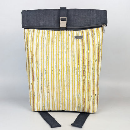 Upcycled Handcrafted Spartan Backpack (SBP0725-004) PS_W