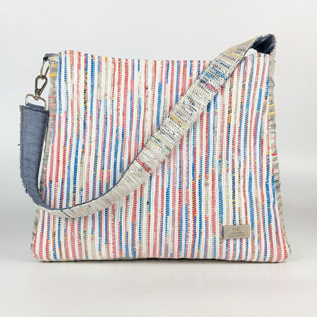 Upcycled Handcrafted Trapeze Tote (TT1025-009) PS_W