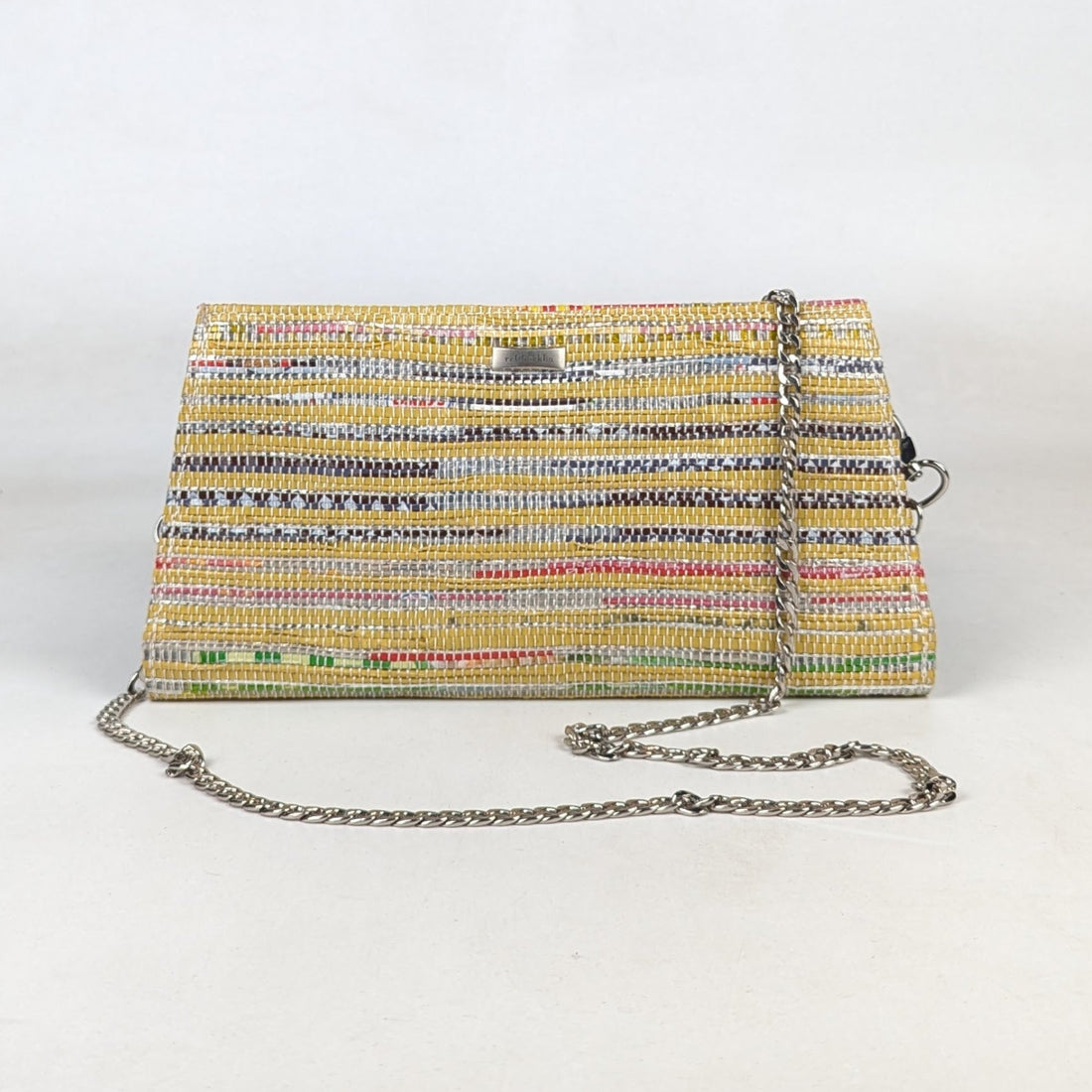 Upcycled Handcrafted Trapeze Clutch (TC0326-001)