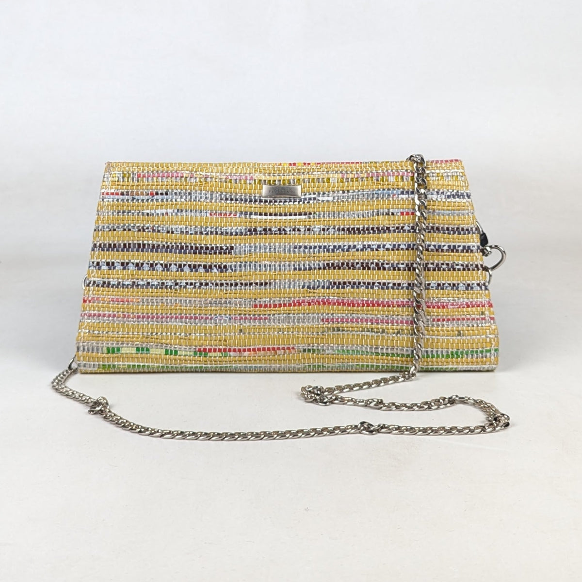 Upcycled Handcrafted Trapeze Clutch (TC0326-001)