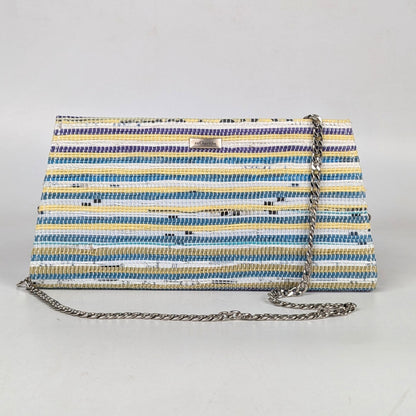 Upcycled Handcrafted Trapeze Clutch (TC0925-003) PS_W