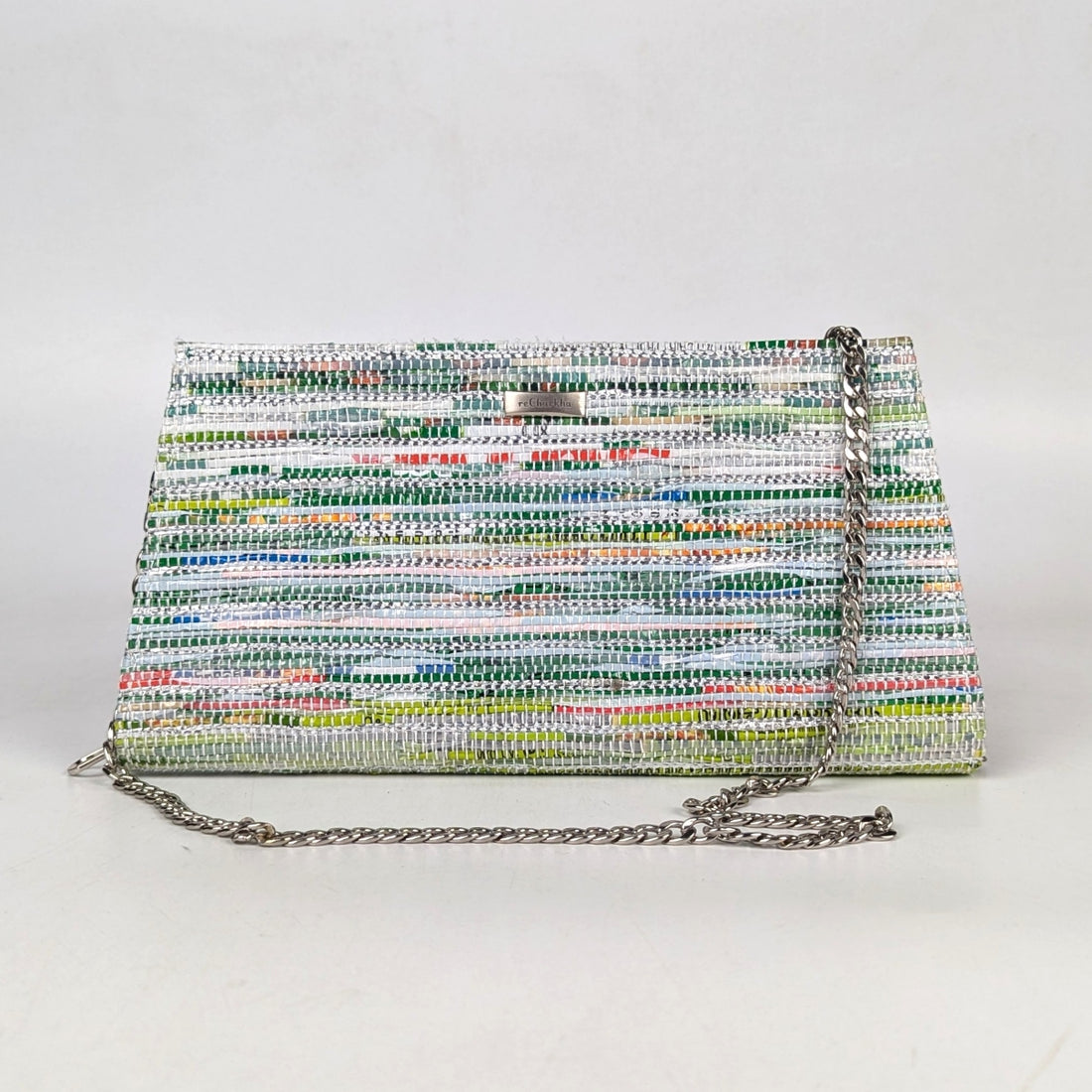 Upcycled Handcrafted Trapeze Clutch (TC0925-005) PS_W