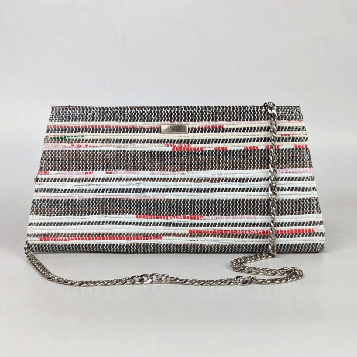 Upcycled Handcrafted Trapeze Clutch (TC0925-011) PS_W
