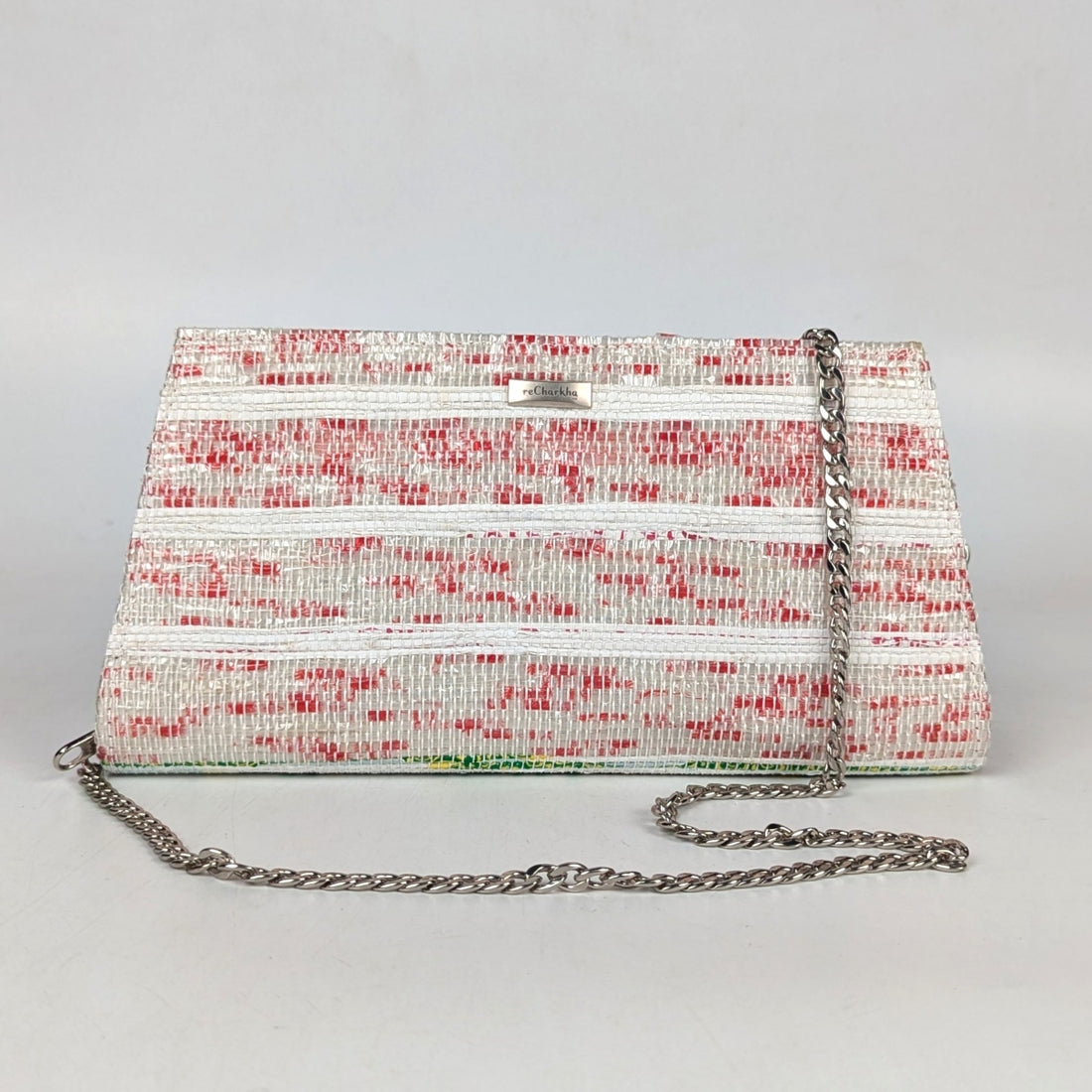 Upcycled Handcrafted Trapeze Clutch (TC0925-012) PS_W