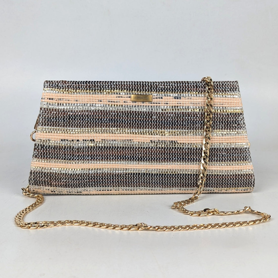 Upcycled Handcrafted Trapeze Clutch (TC0925-013) PS_W