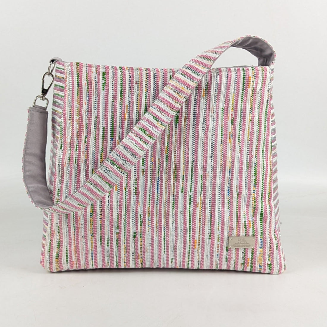 Upcycled Handcrafted Trapeze Tote (TT0425-012) PS_W