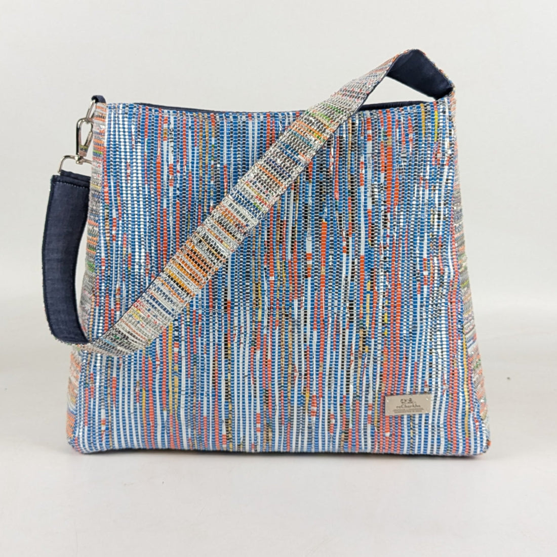 Upcycled Handcrafted Trapeze Tote (TT0425-014) PS_W