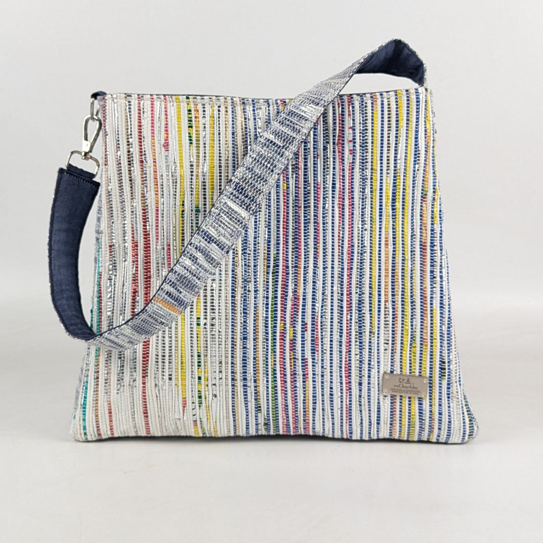 Upcycled Handcrafted Trapeze Tote (TT0425-005) PS_W