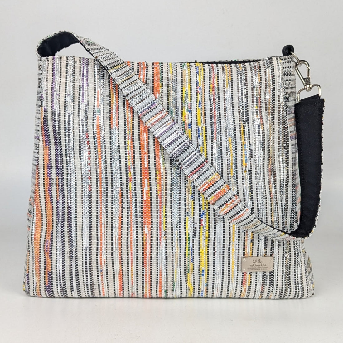 Upcycled Handcrafted Trapeze Tote (TT0925-001) PS_W